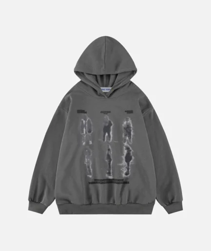 Aelfric Eden Blurry Shadow Print Hoodie