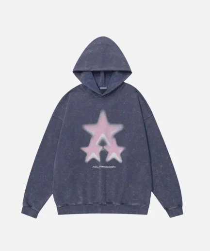 Aelfric Eden Blurring Star Washed Hoodie