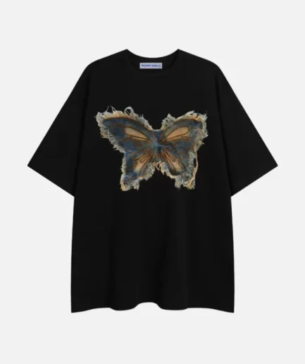 Aelfric Eden Applique Embroidery Butterfly Tee