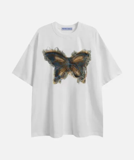 Aelfric Eden Applique Embroidery Butterfly Tee