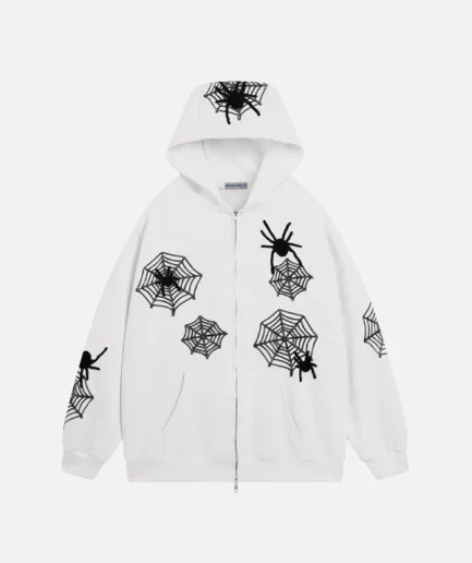 Aelfric Eden 3D Embroidery Spider Hoodie