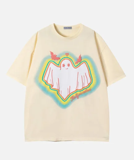 Aelfric Eden Ghost Print APRICOT Tee