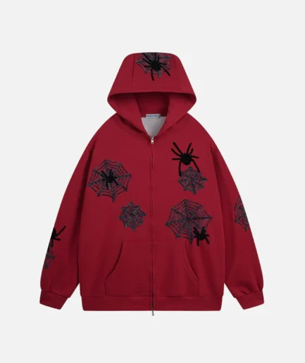 Aelfric Eden 3D Embroidery Spider Hoodie