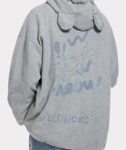 Aelfric Eden Embroidery Rabbit Ears Hoodie